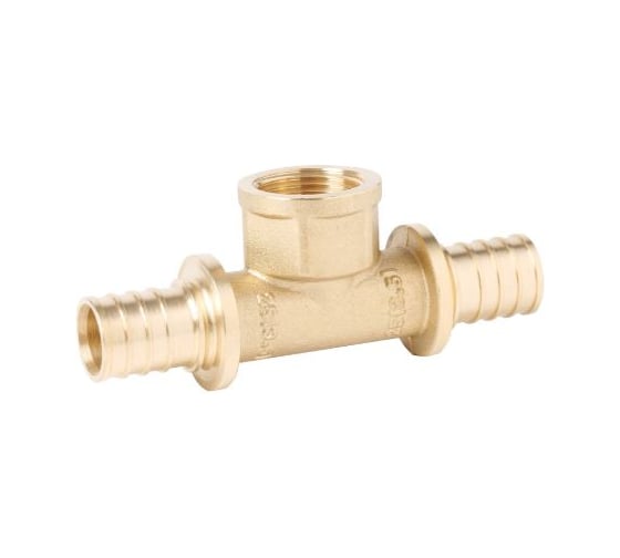 Тройник ViEiR  20x1/2F x20 аксиальный латунный для труб из сшитого полиэтилена VRP20320TF (V)