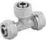 Тройник ViEiR  16x16x16 для металлопластиковых труб MPT1616 (V) 1