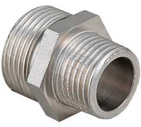 Ниппель-переходник СаМат Плюс 3/4х 1/2 никель (1 шт) SanT-0160