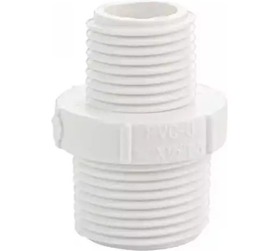 Ниппель-переходник СаМат Плюс 1''х 3/4'' из АБС пластика МАК (3 шт) SanT-2457