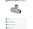 Тройник СаМат Плюс 3/4"нар х 3/4"нар х 1/2"нар (1 шт) SanT-1703 2