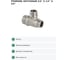 Тройник СаМат Плюс 3/4"нар х 1/2"нар х 3/4"нар (1 шт) SanT-1702 2