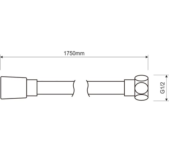 Шланг для душа ПВХ SHIMIZU SH-6625