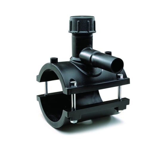 Электросварная седелка ПЭ EUROSTANDARD с фрезой d 63-25 SDR11 2130166325 1