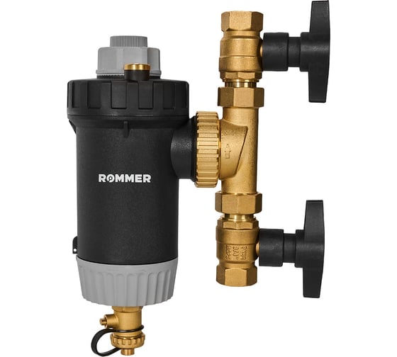 Магнитный сепаратор шлама с щетками поворотный ROMMER ВР 3/4 корпус - композит RFW-0081-002920 PEE9H4A6F127AL