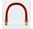 Гибкая подводка с внутренней и наружной муфтами STACORT 20см, 15A, 1/2 дюйма оболочка п/э красная TO15-200GSH(RED) 4