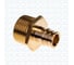 Муфта HG PE-X латунь Дн 20х1 НР (QE) D0345673 3