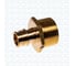 Муфта HG PE-X латунь Дн 20х1 НР (QE) D0345673 4