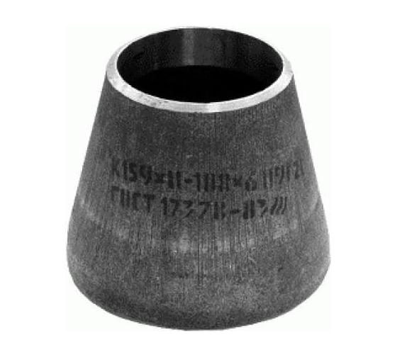 Переход СаМат Плюс д=108х76 приварной, оц. сталь (1 шт) SanT-0466