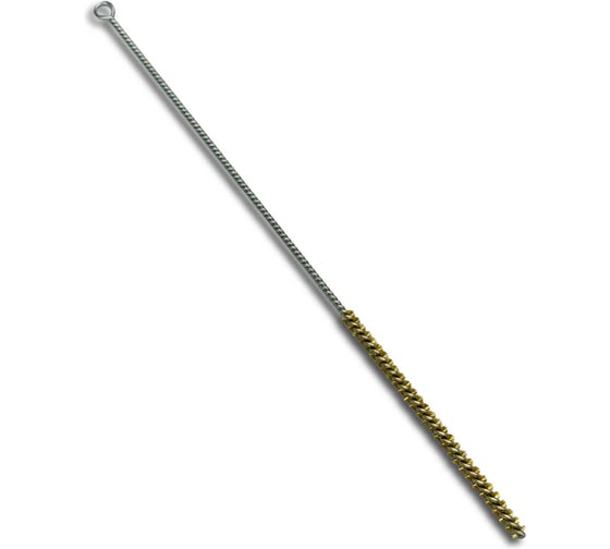 Щетка ерш Lessmann IBZ Д6х100х300мм, гофрированная латунь 0,10мм 542701 1