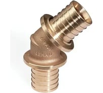 Угольник REHAU 45°, 32×32, бронза (RX+) 14570543001