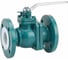 Кран шаровой футерованный DN.ru WCB-WCB-PTFE-Flr-FP-F-H Ду100 Ру16 полнопроходной, фланцевый, с рукояткой D160-90336 1