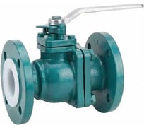 Кран шаровой футерованный DN.ru WCB-WCB-PTFE-Flr-FP-F-H Ду125 Ру16 полнопроходной, фланцевый, с рукояткой D160-90337