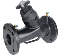 Балансировочный ручной клапан Cimberio d40/DN40 фланцевый, с двумя измерительными CIM 3739B