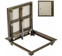 Напольный люк ВИЕНТО стальной с амортизаторами 600x900 ДР6090Н