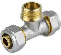 Тройник Aquasfera МП обжимной латунный Дн32х1х32 НР 7014-05 . 130-0556