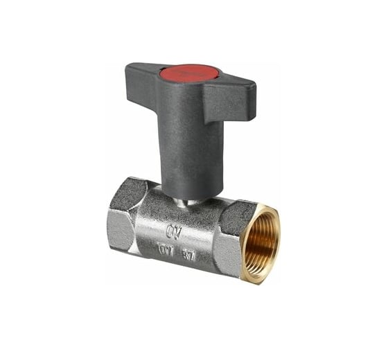 Шаровой кран Oventrop Optibal из никелированной латуни, Ду 32, Rp 1 1/4" 1078710 1