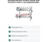 Коллектор с расходомером для тёплого пола и комплектующие Zegor 1 х 3/4 5 выхода нерж. (в комплекте с концевыми элементами) QS-1854 2
