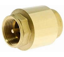 Обратный клапан муфтовый латунный TITAN LOCK сердечник латунь, ВР/ВР 1.1/2 TL1.1/2FCV-B