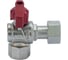 Кран шаровой Millennium ВОДА 1/2" с накидной гайкой угловой Внтр.-Внтр. УТ000047289 3