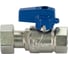 Кран шаровой Millennium ВОДА 3/4"с накидной гайкой прямой Внтр.-Внтр. УТ000047290 1