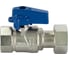 Кран шаровой Millennium ВОДА 3/4"с накидной гайкой прямой Внтр.-Внтр. УТ000047290 3