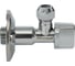 Кран шаровой Millennium ВОДА угловой с цангой 1/2" х 3/8" Нар. УТ000045645 1
