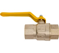 Кран BВ 1 газовый, полный проход, ручка стальная LONDON ITAP 066