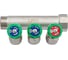Коллектор SMT 3/4x16x3 с кр., 3 выхода НИКЕЛЬ 1871NY051603 2