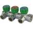 Коллектор SMT с кранами, 3 выхода 3/4x16x3 ХРОМ, 1875CH051603 1