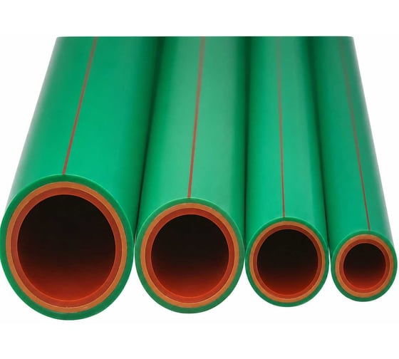 Труба Blue Ocean BlueOcean х5,5 ЗЕЛЕНАЯ (12/48) PPR-Fiber-G-HW(G)/S3.2/40