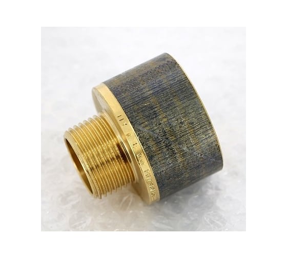 Переходник Viega круглый, НВ 1"х1 1/2", бронза 650858
