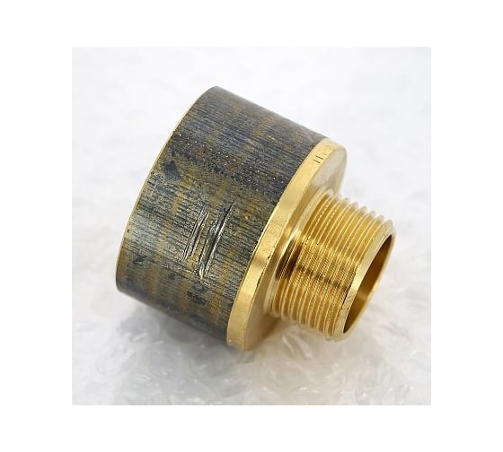 Переходник Viega круглый, НВ 1"х1 1/2", бронза 650858