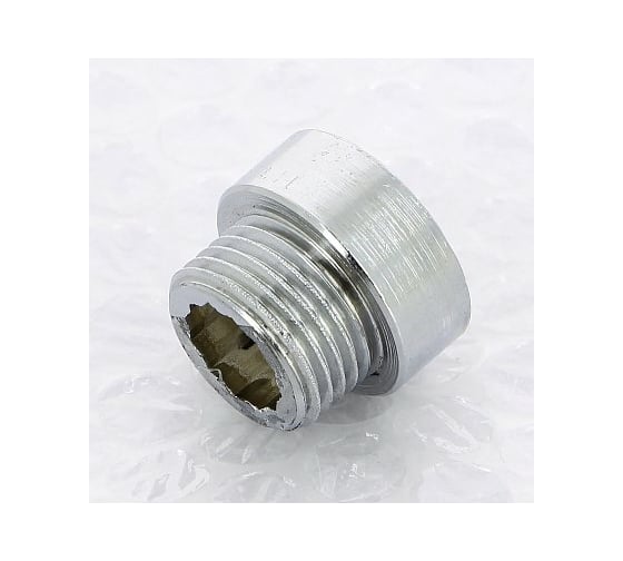 Удлинитель Viega НВ 1/2"х10, хромированная бронза 447151