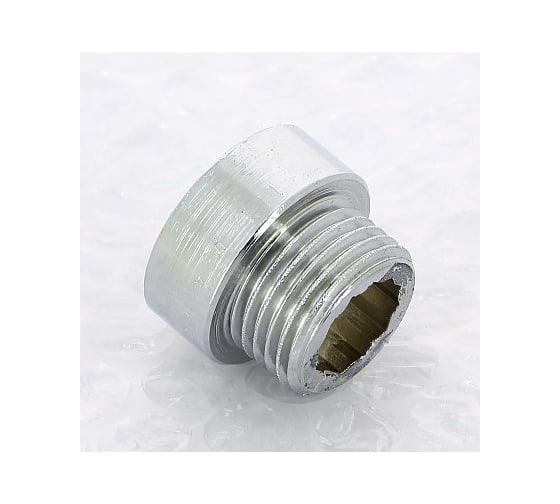 Удлинитель Viega НВ 1/2"х10, хромированная бронза 447151