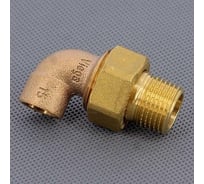 Разъемное соединение Viega пайка-Н 15х1/2", угловое 103859