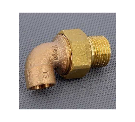 Разъемное соединение Viega пайка-Н 15х1/2", угловое 103859