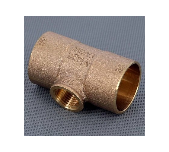 Тройник Viega В-пайка 35х1/2" 152734 1