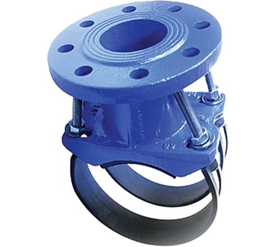 Хомутовый отвод фланцевый (седелка) RUTEMPO FL DN250 (265-295)x50, 1 обойма РА-060040