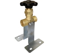 Клапан запорный СваркаДжет К-1409-250 G3/4 черный маховик с кронштейном h 90 4301040000392