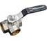 Кран шаровой 3-х ходовой Millennium 3/4" Внтр.-Внтр.-Внтр. никелир. с ручкой НФ-00001726 1