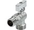 Кран шаровой Millennium ВОДА угловой 1/2" х 3/4" Нар.-Нар. (Eco) НФ-00002226 3