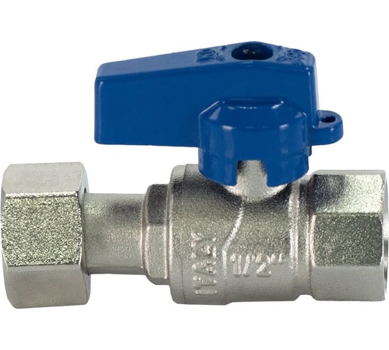 Кран шаровой Millennium ВОДА 1/2" с накидной гайкой прямой Внтр.-Внтр. УТ000047285