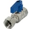 Кран шаровой Millennium ВОДА 1/2" с накидной гайкой прямой Внтр.-Внтр. УТ000047285 3