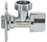 Кран шаровой Millennium ВОДА угловой 1/2" х 3/4" Нар.-Нар. с отражателем УТ000045644 1