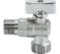 Кран шаровой Millennium ВОДА угловой 1/2" х 3/4" Нар.-Нар. УТ000009904