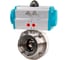 Затвор дисковый NEWKEY резьбовой нержавеющий, AISI304 DN40 (1_1/2), с двухсторонним пневмоприводом AT52D NK-DZm40/4*AT52D 1