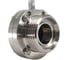 Затвор дисковый NEWKEY резьбовой нержавеющий, AISI304 DN32 (1_1/4), с односторонним пневмоприводом AT75S NK-DZm32/4*AT75S 3