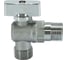 Кран шаровой Millennium ВОДА угловой 1/2" х 1/2" Нар.-Нар. УТ000009903 1