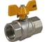Кран шаровой Millennium ГАЗ 1/2" Внтр.-Внтр. бабочка УТ000010056 1